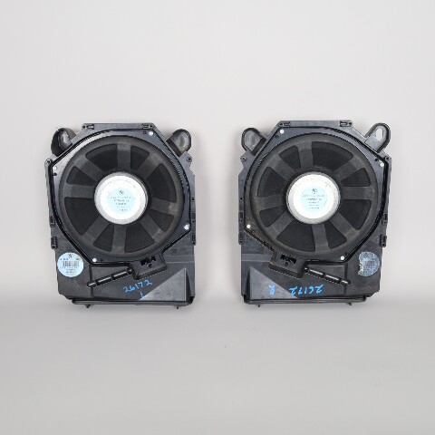 2008-2013 BMW 328i 335i M3 X1 Floor Speaker Subwoofer Set Pair 65139143143 OEM