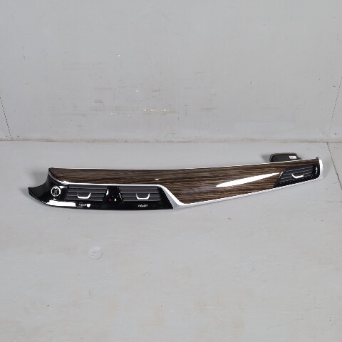 2017-2023 BMW 530i 540i G30 Center Dash Air Vent Wood Trim OEM 64229329579