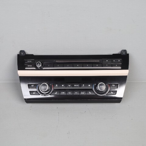 2011-2015 BMW 528i 535i 550i Audio Climate Temperature Control Panel OEM