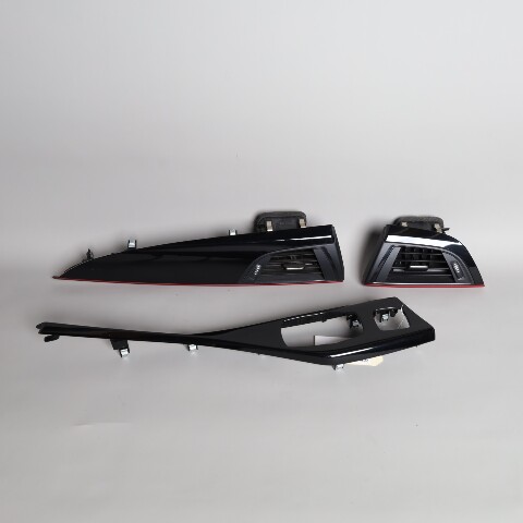 BMW 228i 230i M235i M240i Dash Vents Right Left Pair Coral Red OEM 51459343843