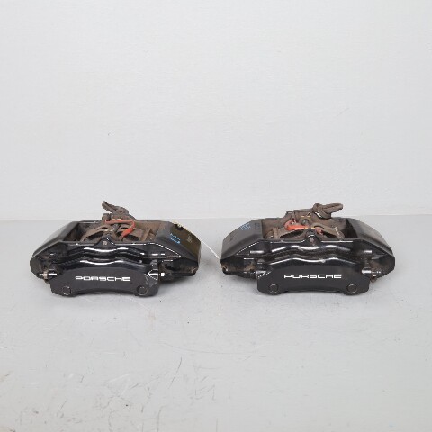1999-2012 Porsche 911 996 Front Brake Calipers Brembo Set Pair Black OEM
