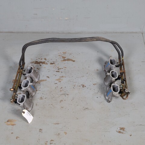 1999-2001 Porsche 911 996 3.4 Fuel Rail Inectors Intake Plenum OEM 9961101017R