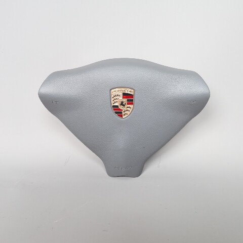2000-2004 Porsche 911 996 Boxster 986 3 Spoke Steering Wheel Airbag Grey OEM