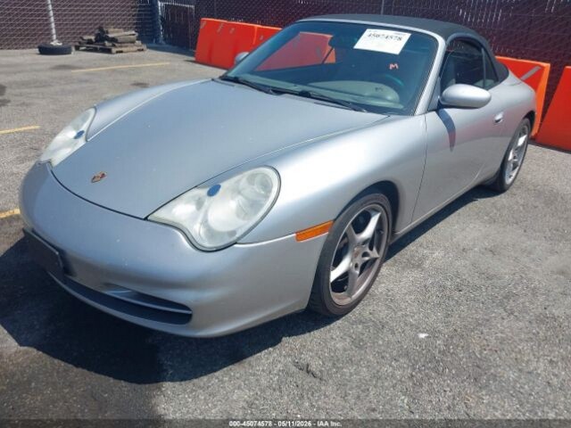 New Arrival: 2002 Porsche 911 Carrera 4 Cabriolet (996) - Arctic Silver - Stock #26204
