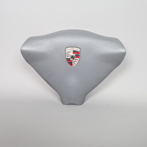 2000-2004 Porsche 911 996 Boxster 986 3 Spoke Steering Wheel Airbag Grey OEM