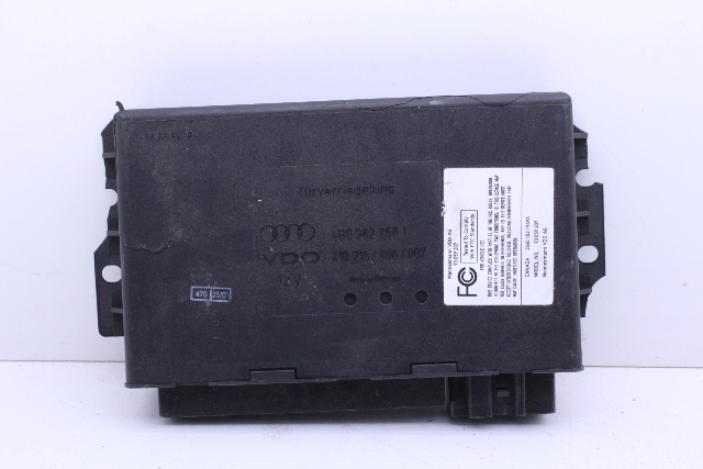 2002 Audi A6 Allroad S6 Theft Locking Control Module 4B0962258J OEM