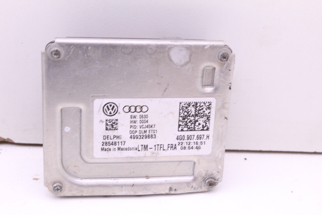 Audi Volkswagen Xenon Headlight Headlamp Ballast Module 4G0907697G OEM