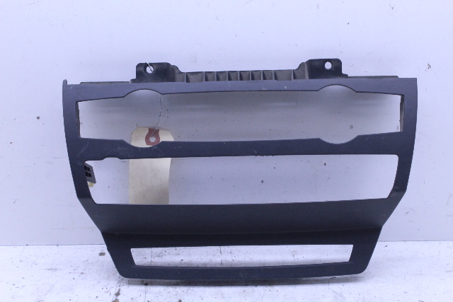 2007-2013 BMW X5 X6 Dash Stereo Climate Control Trim Bezel - 51456967464 OEM