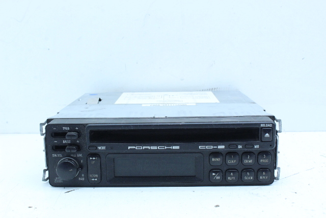 1990-1994 Porsche 911 944 968 AM FM CD Radio Receiver CD-2 54A90727F02-A OEM