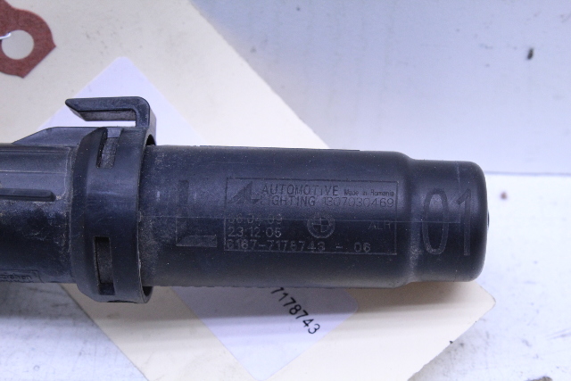 2012 BMW 750i Headlight Washer Nozzle Squirter Left - 61677178743 OEM