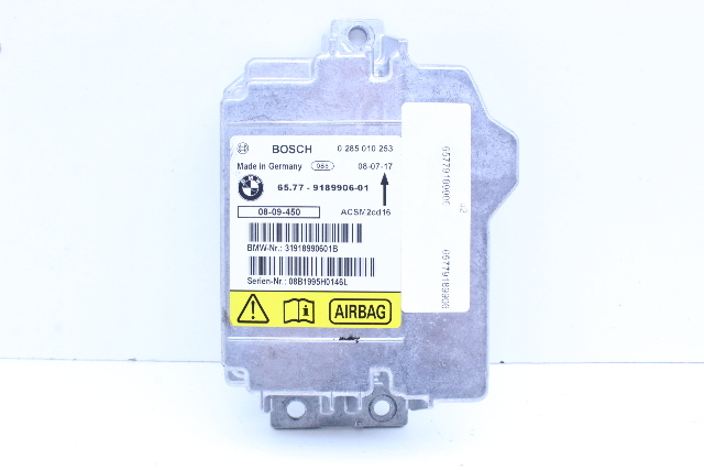 2008-2013 BMW 328i 335i M3 Convertible SRS Control Module 65779189906 OEM