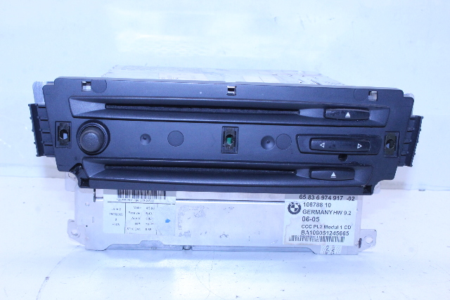 2006 BMW 325i 330i Radio Navigation CD DVD GPS Player Unit CCC 6974917 OEM