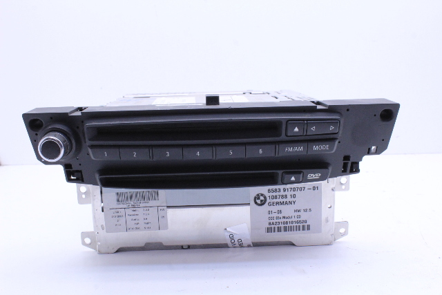 2008 BMW 650i M6 AM FM Radio CD Player Receiver 65839170707 OEM