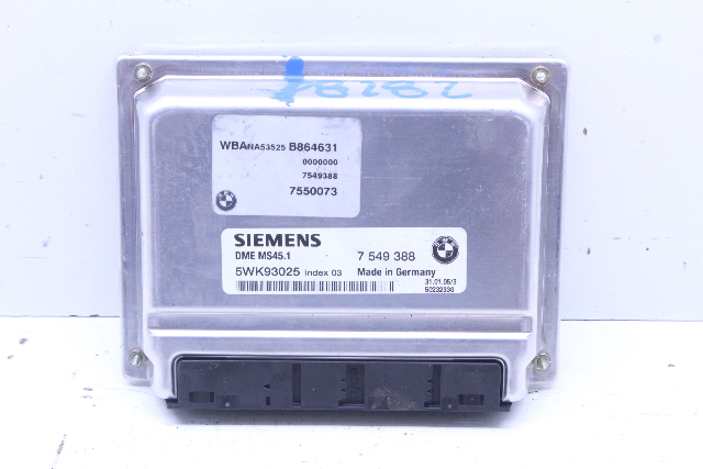 2005 525i E60 Engine Computer Module ECU ECM DME 12147550073 OEM