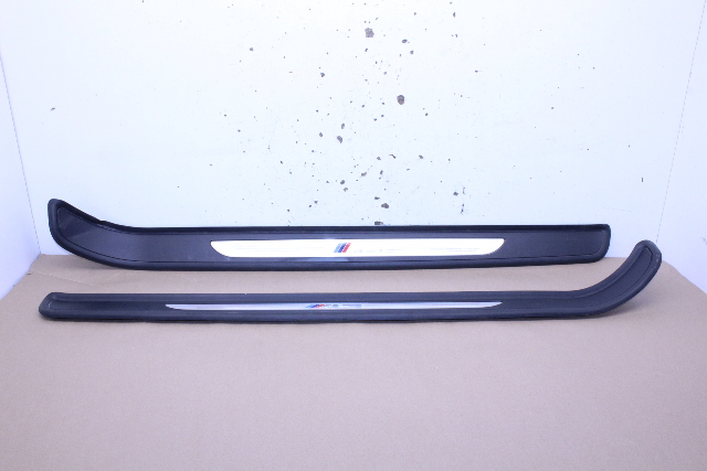 2008-2013 BMW M3 Door Sill Plate Molding Right Left Pair OEM