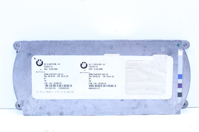 2005 BMW 745i Bluetooth Communication Control Module 84116976709 OEM