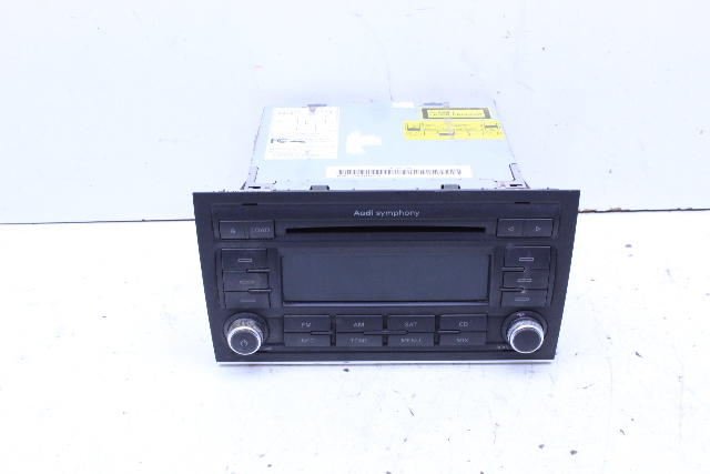 2006 2007 2008 Audi A4 AM FM Symphony Radio Receiver Head Unit 8E0035195AC OEM