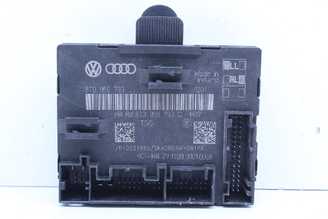 2010 Audi A5 Front Door Control Module Left Driver OEM