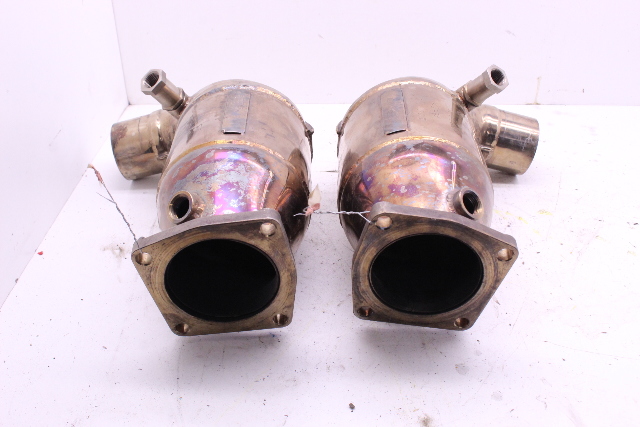 Porsche 997 Turbo Tubi Cat Converter Pair HJS Tuning Exhaust