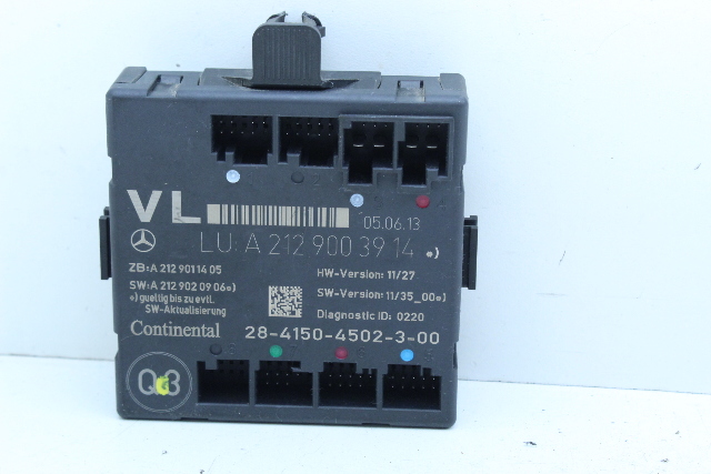 2013-2015 Mercedes Benz C250 W204 Driver Left Front Door Control Module A2129003914 OEM