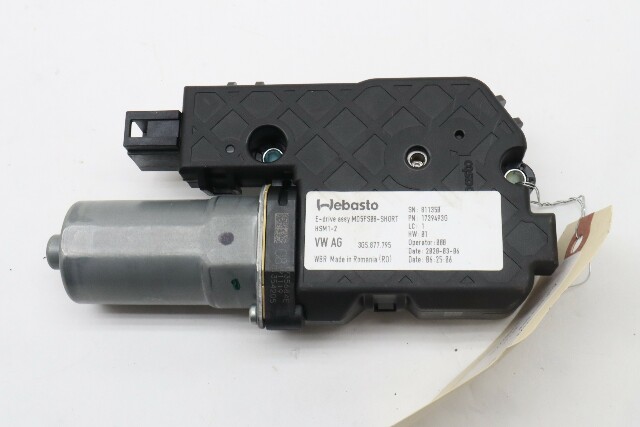 2017-2022 Audi A4 Sunroof Sunroof Drive Motor OEM