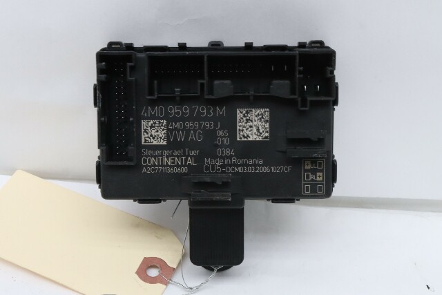 2020 Audi A4 B9 Front Door Power Window Control Module Left - 4M0959793M OEM