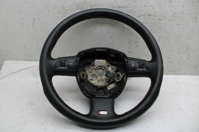 2006 2007 2008 Audi A4 B7 Steering Wheel 3 Spoke S-Line OEM