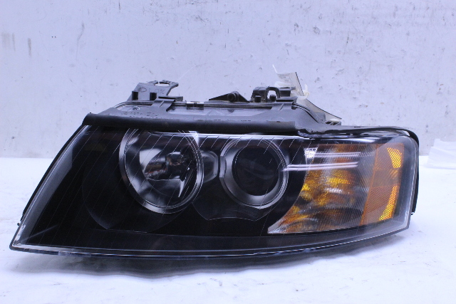 2004 2005 2006 Audi S4 Convertible Headlight Xenon Left Cracked Tab OEM