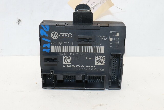 2010 Audi A4 A5 Q5 Front Door Control Module Right - 8K0959792H OEM