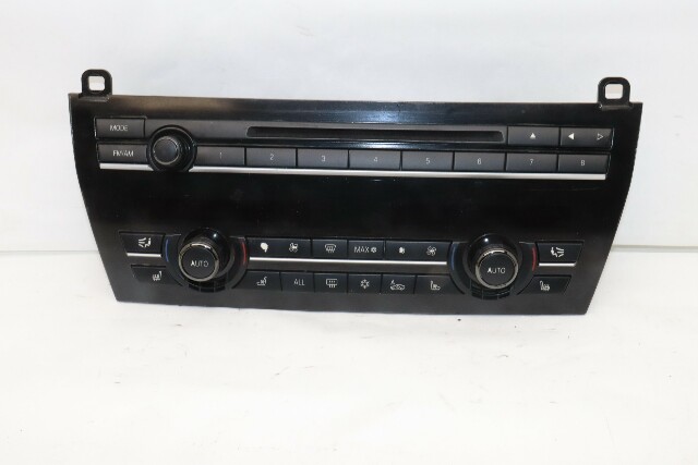 2012 BMW 750i Audio Climate Temperature Control Panel OEM