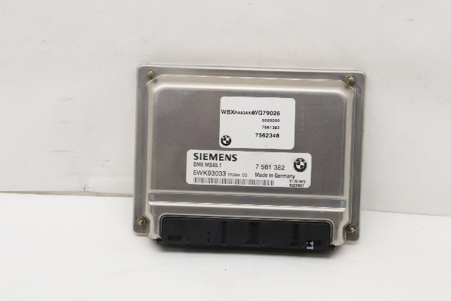 2006 BMW X3 M54 Engine Computer Module ECU ECM DME 12147562348 OEM