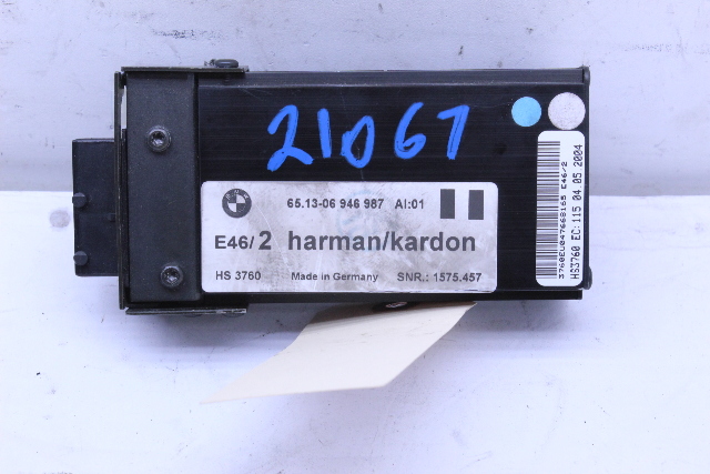 2001-2005 2006 BMW 325ci 328ci 330ci Subwoofer Amp Amplifier 6946987 OEM