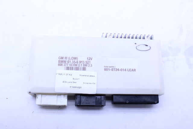 2001-2003 BMW 525i 530i 540i E39 Basic Module BCM 61356913521 OEM