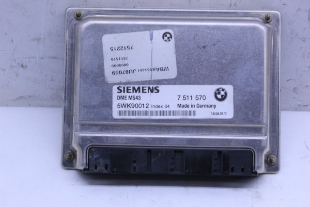 2001-2003 BMW 330i E46 M54 Engine Computer Module ECU ECM DME OEM