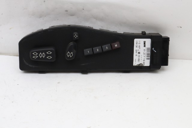 2000-2006 BMW X5 Front Power Seat Switch Left Driver - 61317119869 OEM