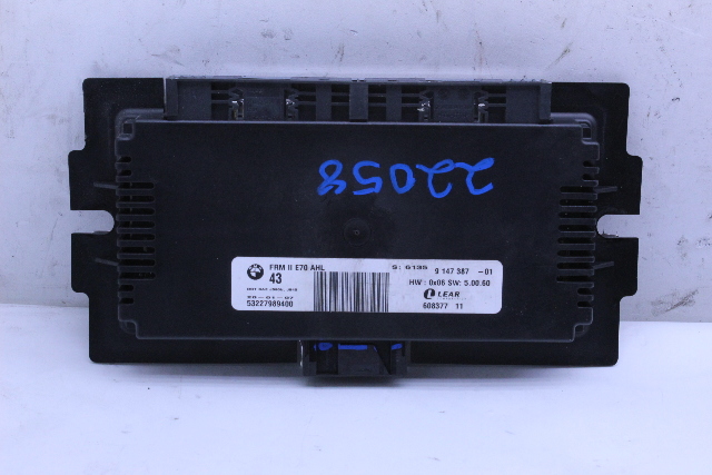 2007 BMW X5 Footwell Light Control Module LCM 9147387 OEM