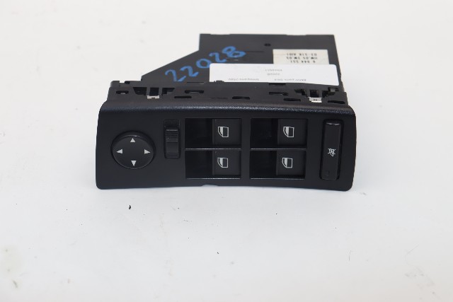 2000-2006 BMW X5 Front Power Window Switch Left Driver Master - 61316944551 OEM