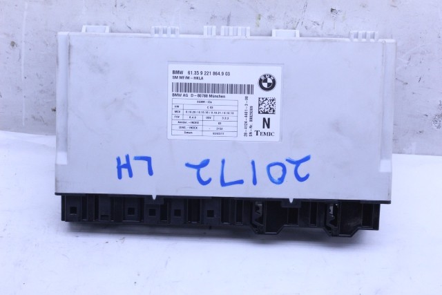 2011 BMW X5 Front Seat Control Module OEM