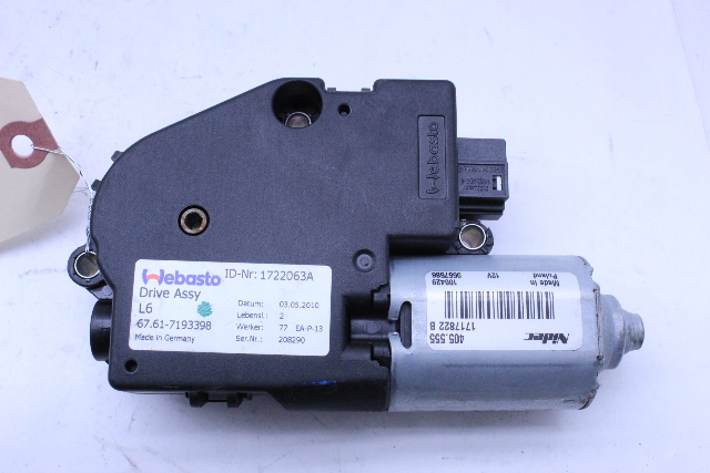 BMW Sunroof Drive Motor 67617193398 OEM