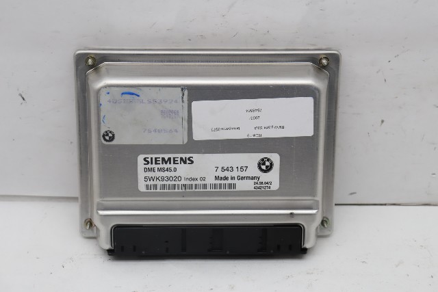 2005 BMW Z4 Engine Computer Module ECU ECM DME 7543157 OEM