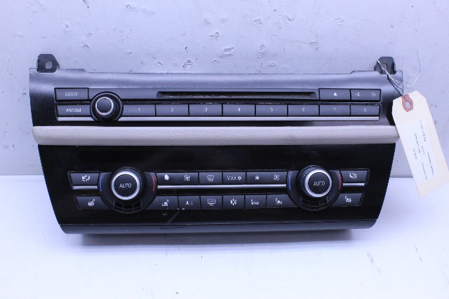 2011-2015 BMW 528i 535i 550i Audio Climate Temperature Control Panel OEM