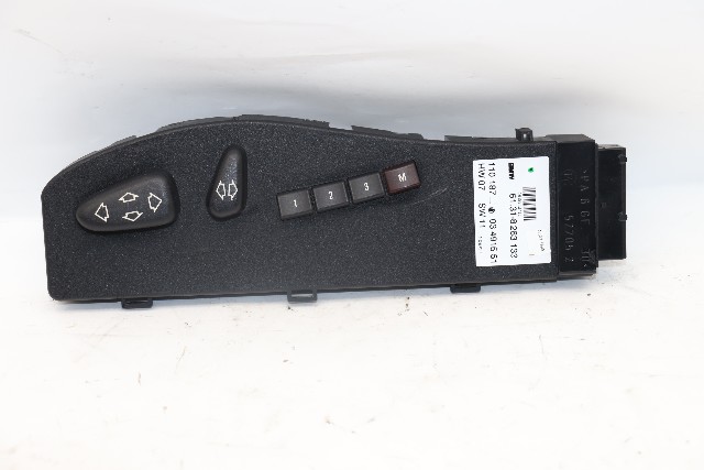 1999-2001 BMW 325i 328i 330i Front Power Seat Switch Left Driver - 61318263133 OEM