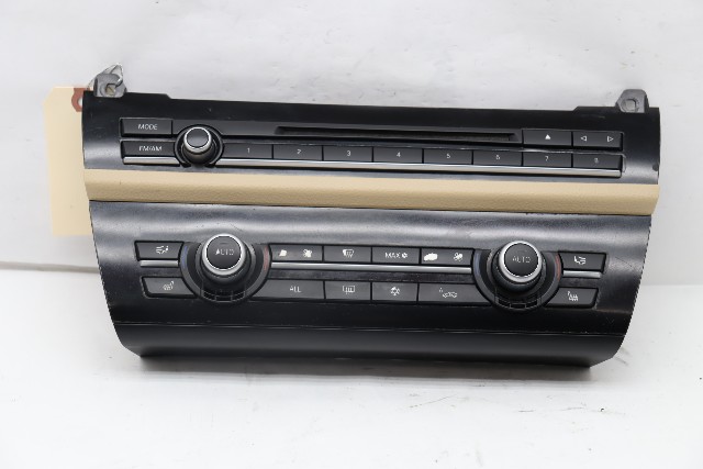 2011-2016 BMW 528i 535i 550i M5 Audio Climate Control Panel 61319328425 OEM