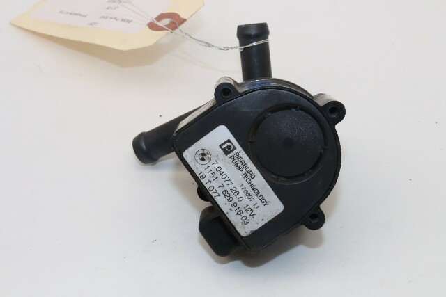 2012 BMW 650i F12 Electric Auxiliary Coolant Water Pump 11517629916 OEM