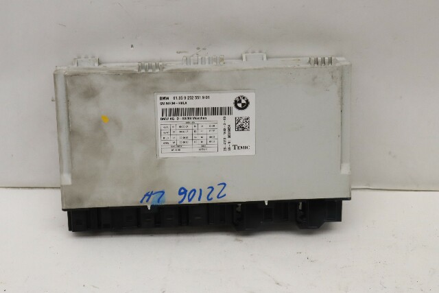 2012 BMW 650i F12 Front Seat Control Module 61359252551 OEM