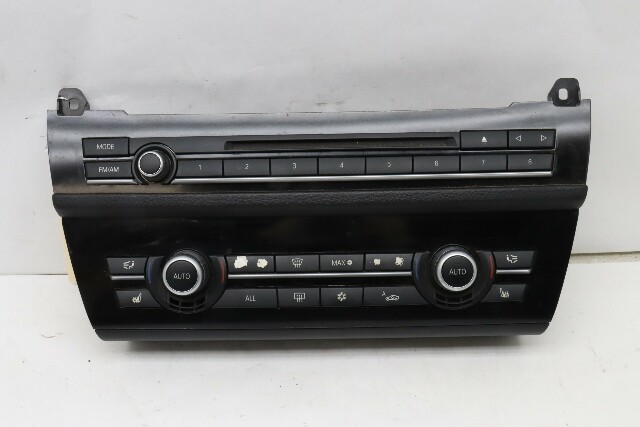 2011 BMW 528i 535i 550i Climate Temperature Control Panel Worn OEM