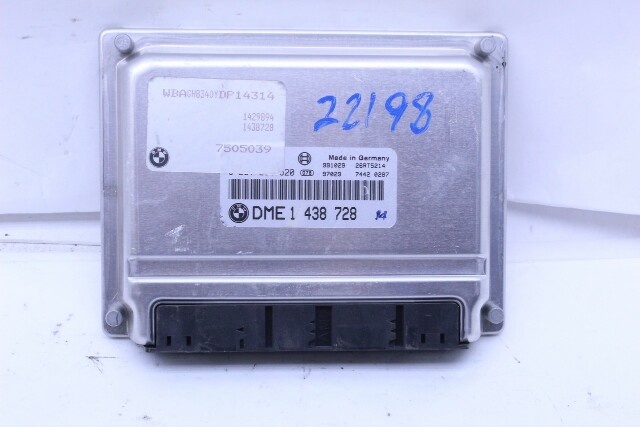2000 BMW 540i 740i E38 E39 M62 Engine Computer Module ECU ECM DME OEM