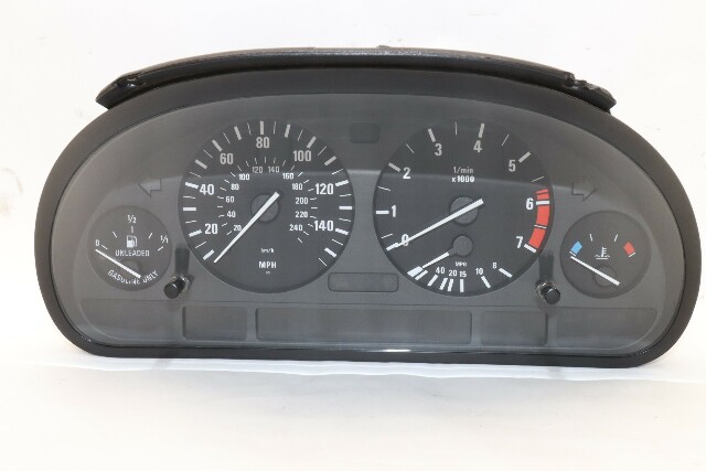 2001 BMW 740iL E38 Speedo Speedometer Instrument Cluster Broken Tab OEM