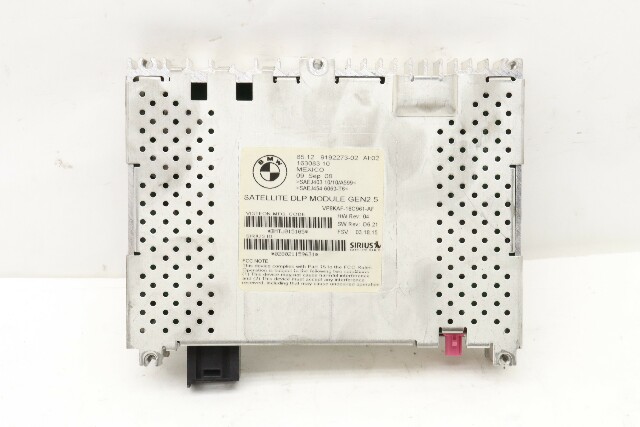 2009 BMW 650i E63 Satellite Radio Receiver OEM