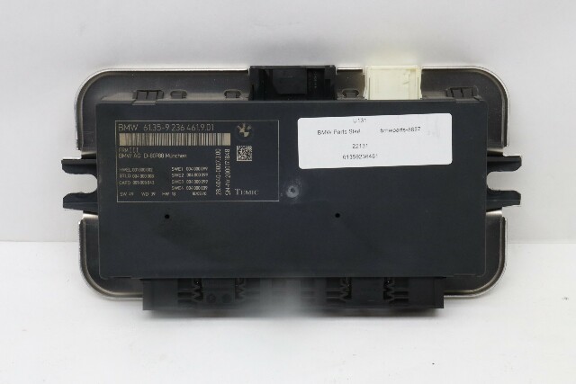 BMW 528i 535i 550i 640i 650i 750i X3 Footwell Light Control Module OEM